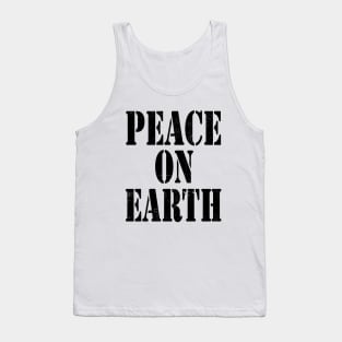 Peace On Earth World Peace Tank Top